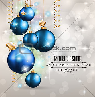 2014 Christmas Colorful Background 