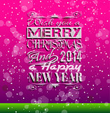 2014 Christmas Colorful Background 