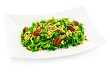 Green salad with roasted nuts