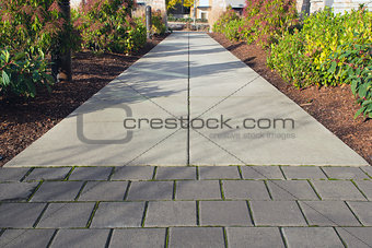 Commercial Outdoor Sidewalk Landscaping
