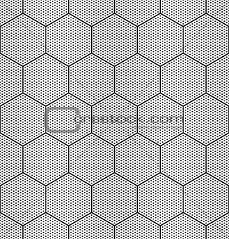 Seamless hexagons texture. 