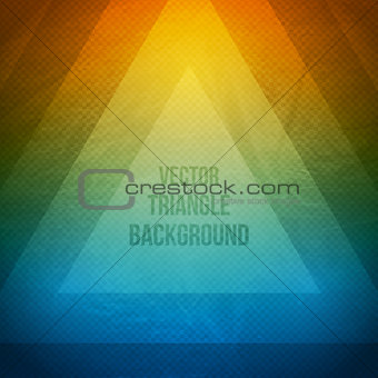 Vector Geometric Background. Hipster theme. Retro triangle template