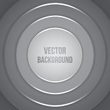Vector Geometric Background. Business template. Paper circles