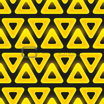 Retro pattern of geometric shapes. Seamless vector pattern with triangles