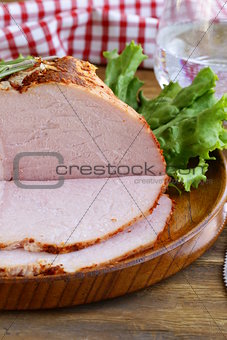 roast pork with paprika and rosemary