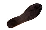 Heated insole of the boots in black