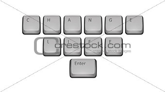 Phrase Change Life on keyboard and enter key.
