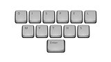 Phrase Dispel Myths on keyboard and enter key.