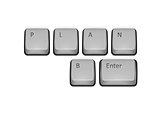 Phrase Plan B on keyboard and enter key.