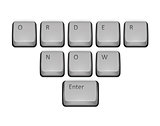Phrase Order Now on keyboard and enter key.