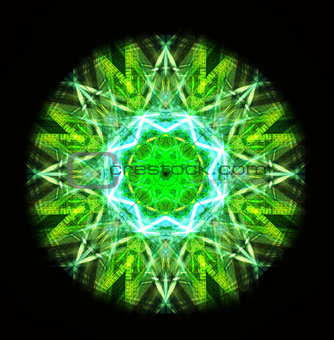 Kaleidoscope green