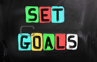 Set Goals Concept