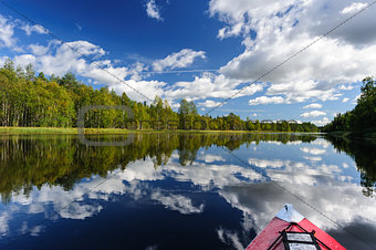 Kayaking in the Karelia