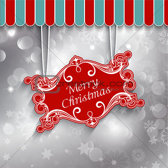 Christmas sign background 