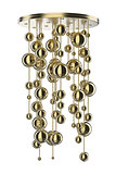Gold chandelier