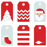 Cute modern Christmas holiday gift tags printables