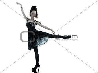 woman fashion black silk summer dress 