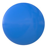 Ball of blue plastic