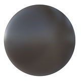 Ball of brown plastic