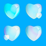 Soap bubbles - heart