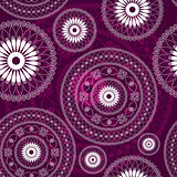 Vintage purple seamless pattern