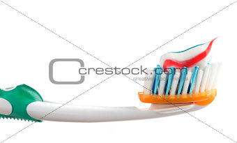  toothbrush with toothpaste