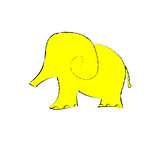 elephant art illustration cut  zoo animal