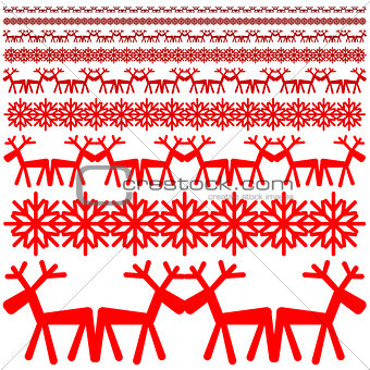 Christmas winter pattern