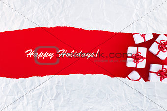 Christmas and holidays greeting card