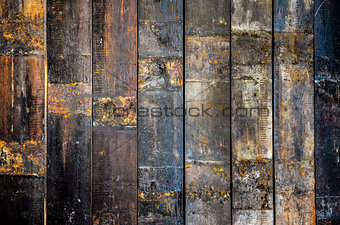 Detail of old wooden timber texture