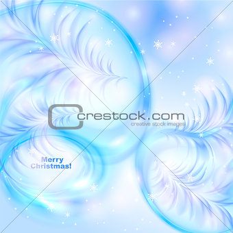 Christmas icy abstract background