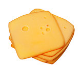 Slices of cheese 