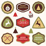 Decorative Christmas stickers