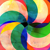 abstract multicolored pattern