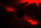 Shiny red pattern on black background