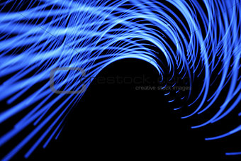 Abstract glowing black background