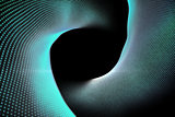 Abstract black and turquoise background