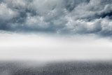 Cloudy landscape background