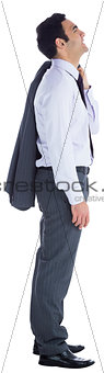 Smiling businessman standing