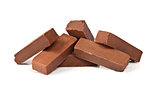 Pile of chocolate bars
