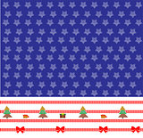 Christmas Tree on the American flag