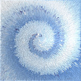 Abstract blue textured background. Spiral movement effect. 