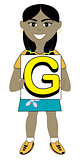 Letter G Girl