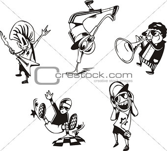 Teenagers - musicians and dancers
