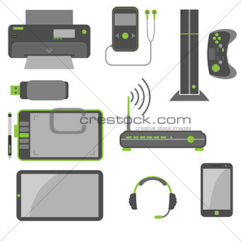 Stylish Simple Computer Devices