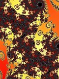 Colored fractal texture