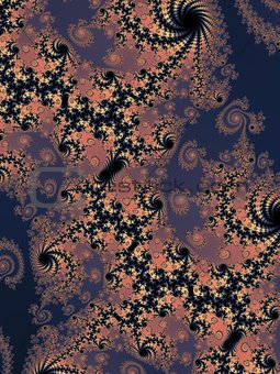 Patterned fractal texture