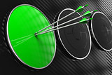 Blank Green Target for Your Concept.