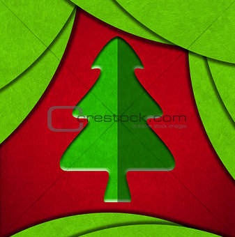 Christmas Tree Abstract Background