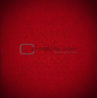 Red Velvet Background - Floral Texture